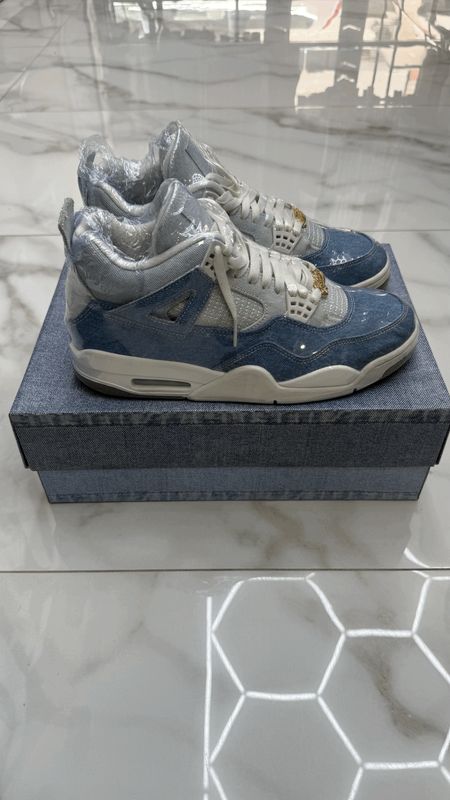 Air Jordan 4 retro denim blue tex mex