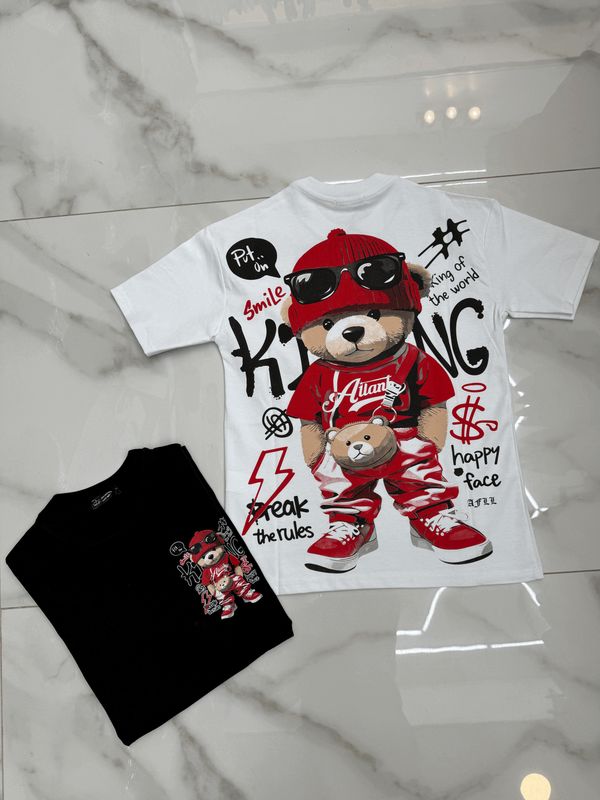 T-shirt con stampa oversize BAMBINO 'King'
