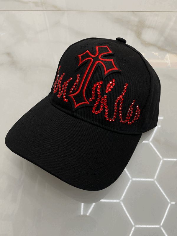 Cappello nero 'FLAME' Custom