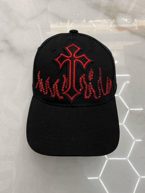 Cappello nero 'FLAME' Custom