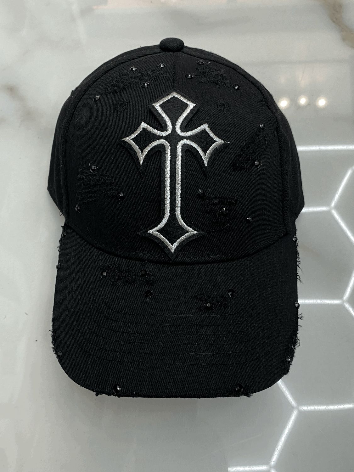 Cappello nero 'SILVER' Custom