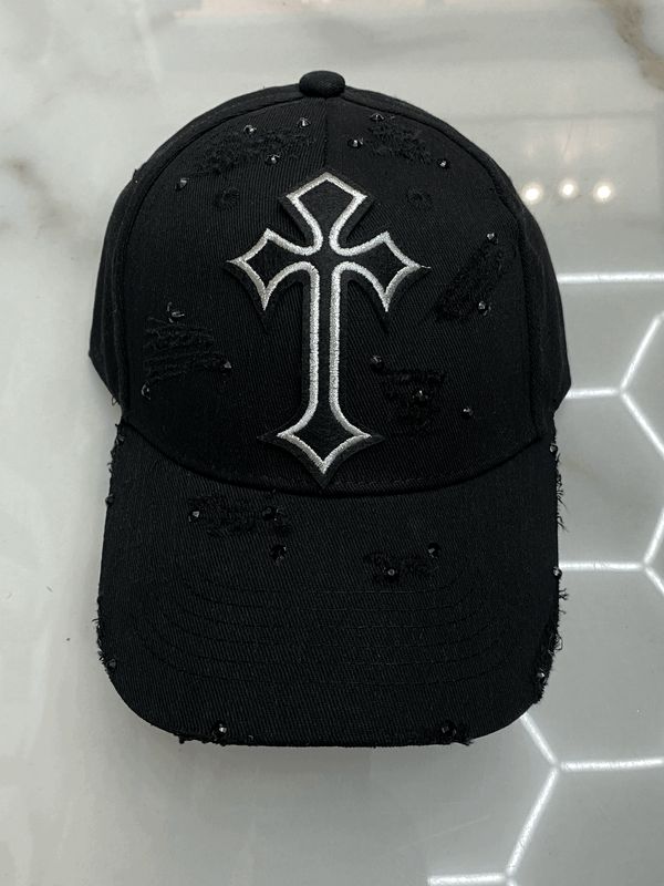 Cappello nero 'SILVER' Custom