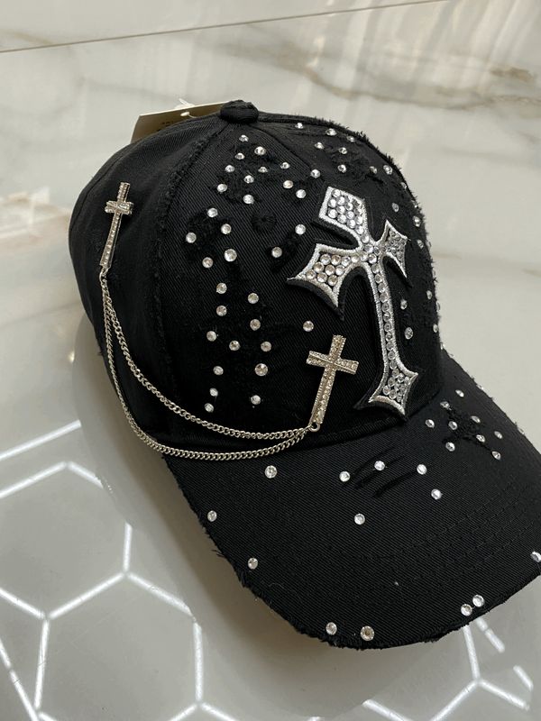 Cappello nero 'SILVER' Custom