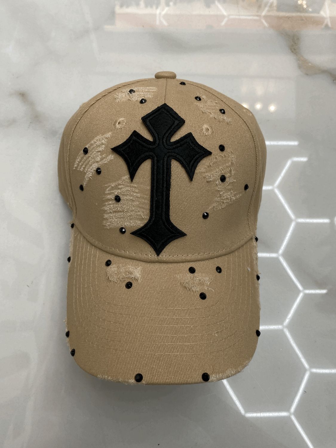 Cappello Beige 'SAINT NOIR' Custom