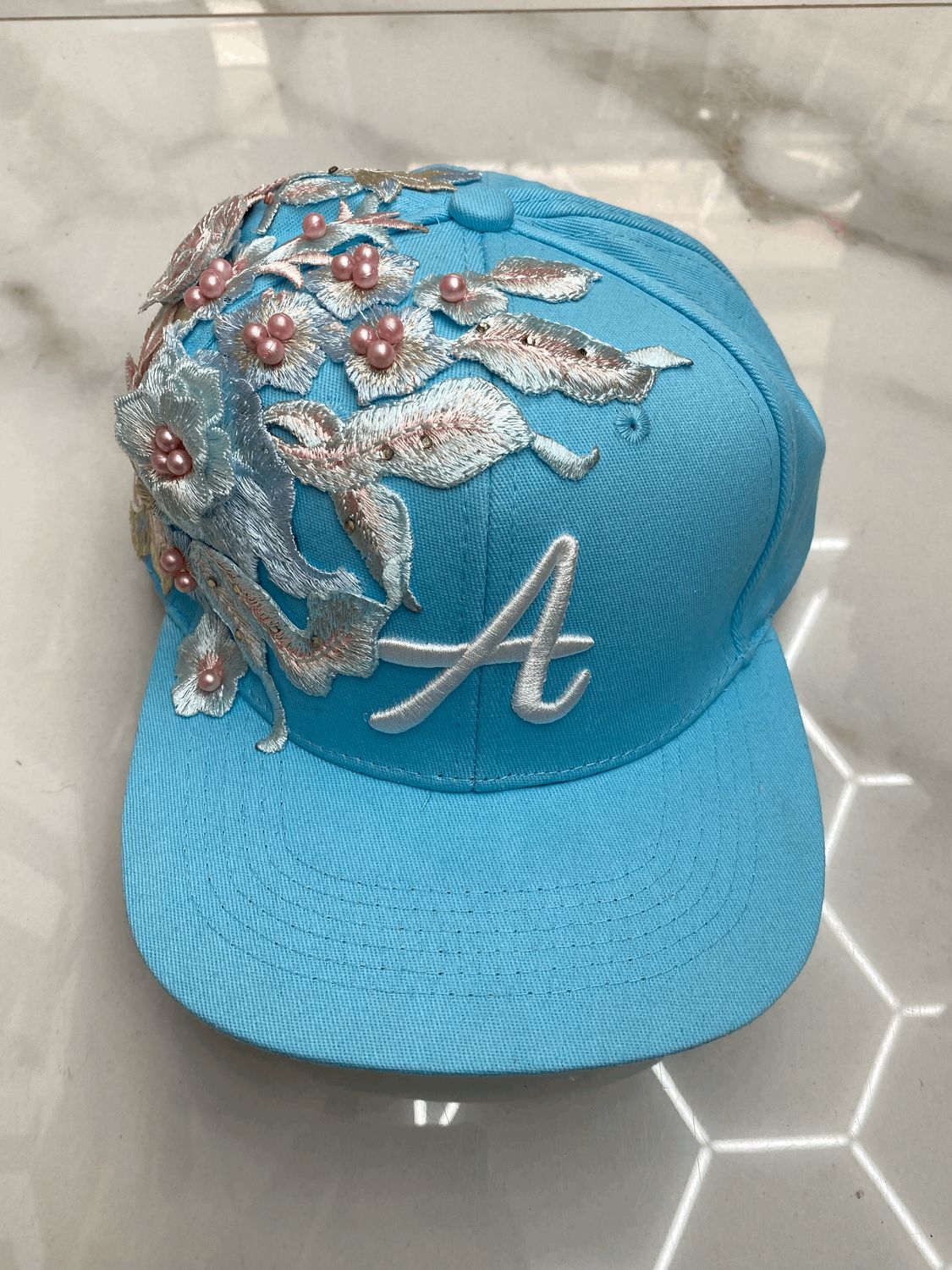 Cappello 'MYKONOS TIFFANY ROSE' Custom