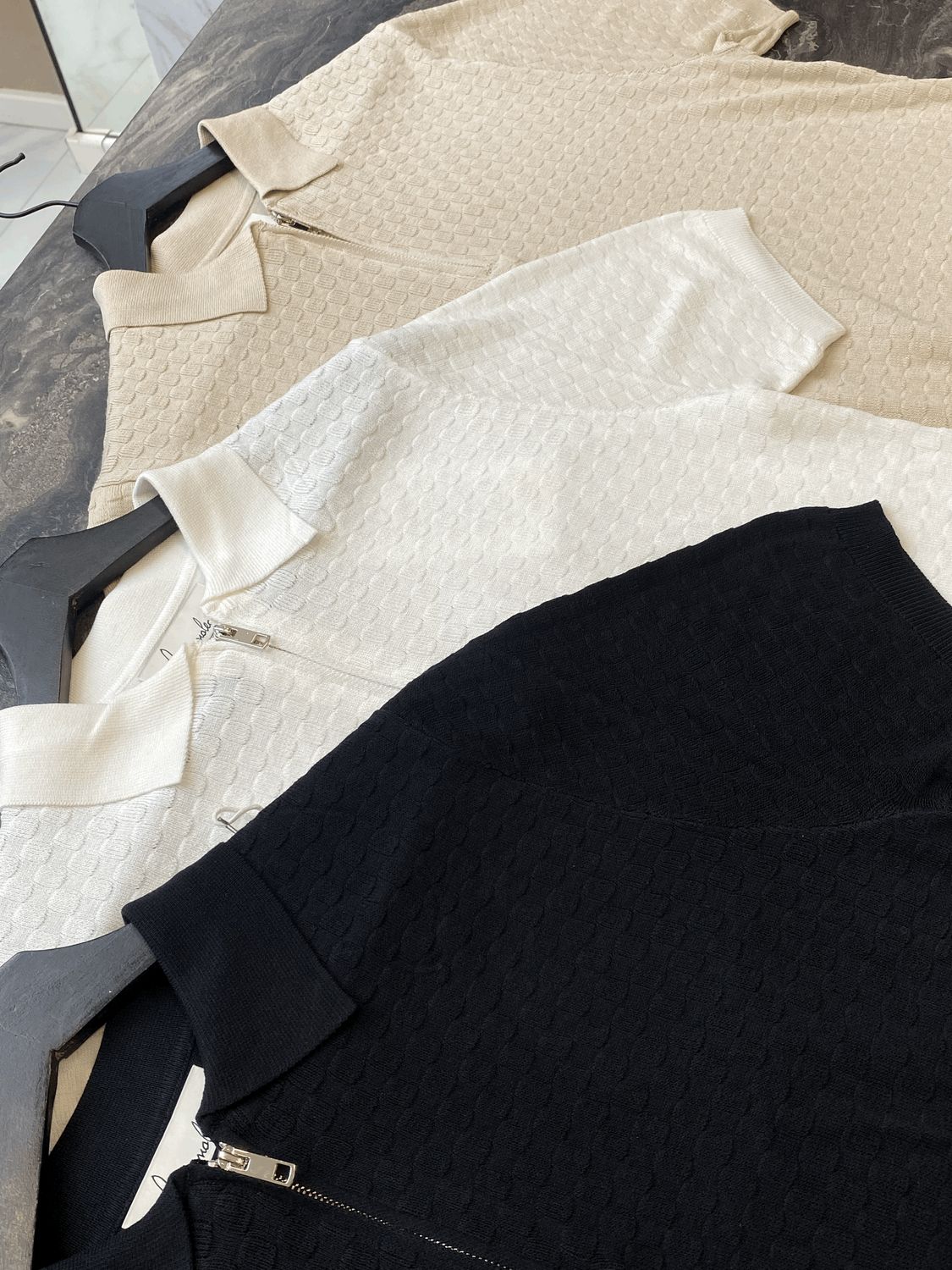Polo regular Premium con zip