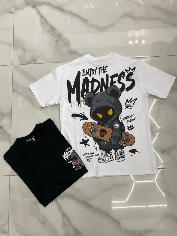 T-shirt con stampa oversize BAMBINO 'Madness'