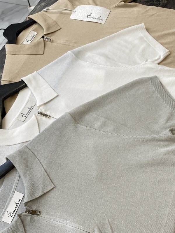 Polo regular Premium con zip