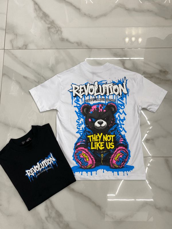 T-shirt con stampa oversize BAMBINO 'Revolution'