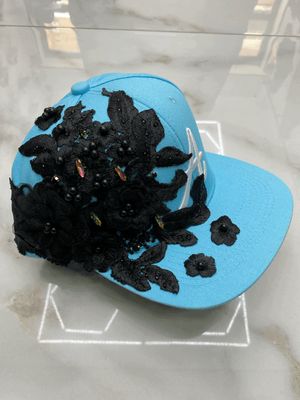 Cappello 'BLACK FLOWERS ' Custom