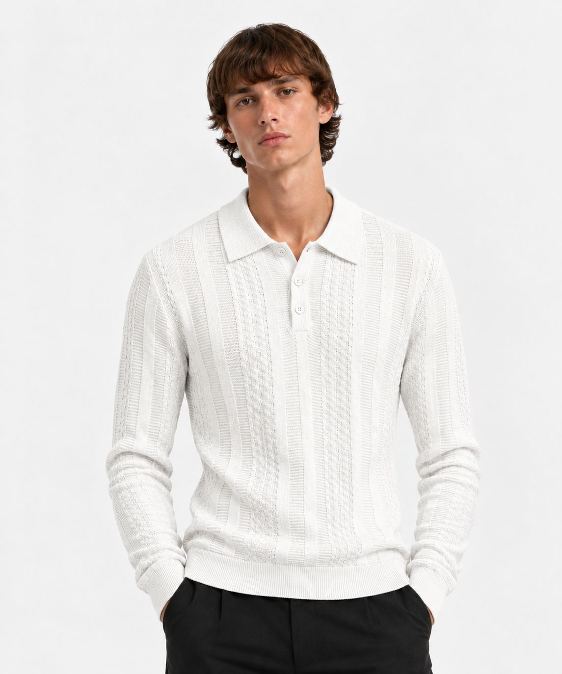 Polo regular Premium con bottoni