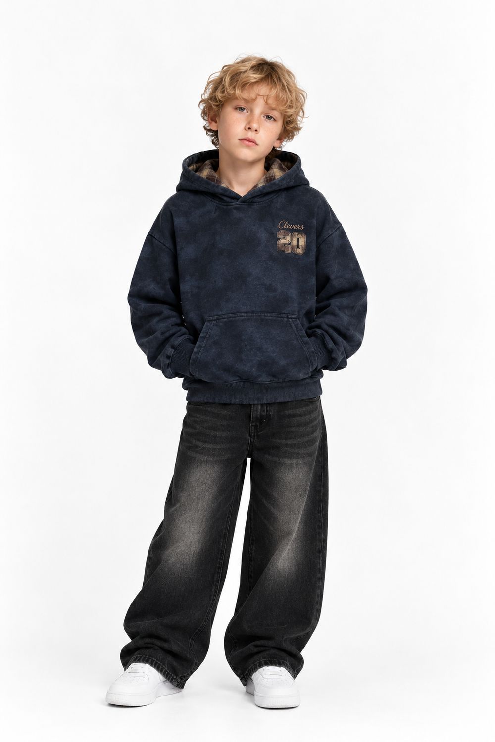 Felpa clevers nero BAMBINO Felpa clevers nero BAMBINO