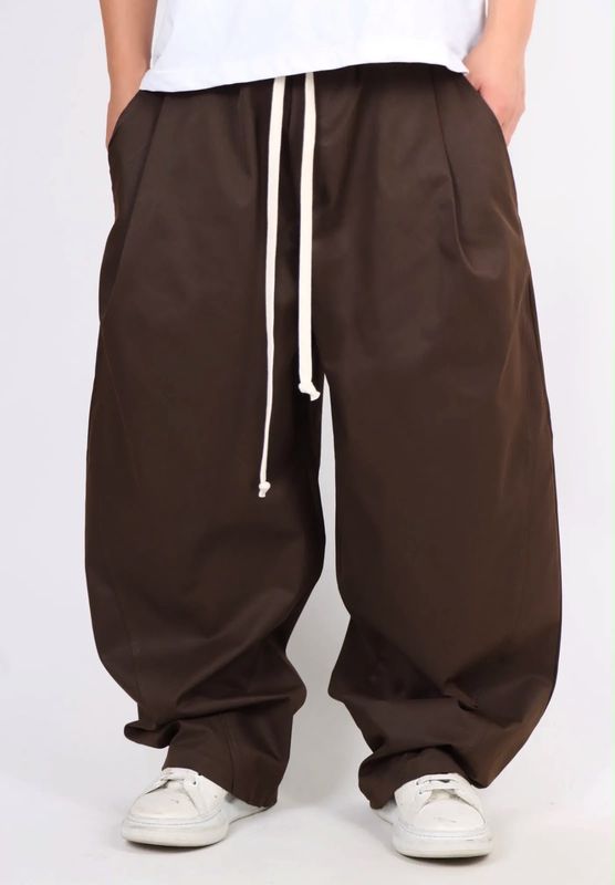Pantalone balloon con pence Pantalone balloon con pence