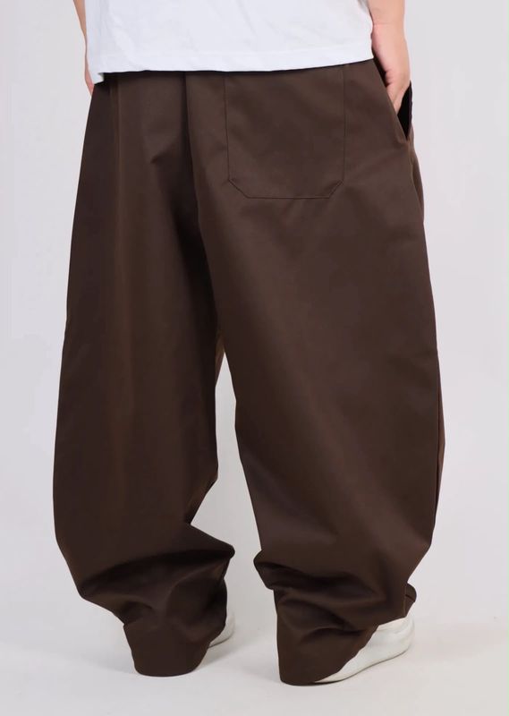 Pantalone balloon con pence