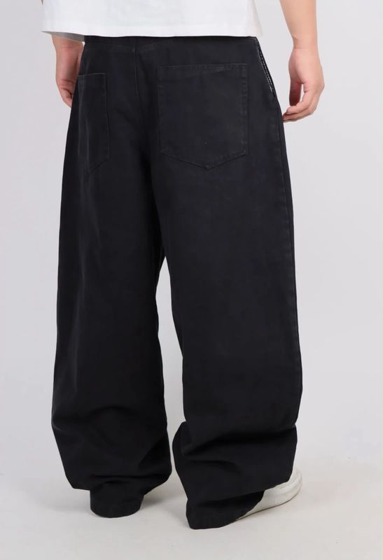 Pantaloni Jeans Balloon con pence