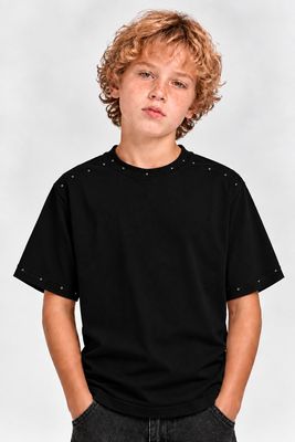 T-shirt con borchie oversize BAMBINO