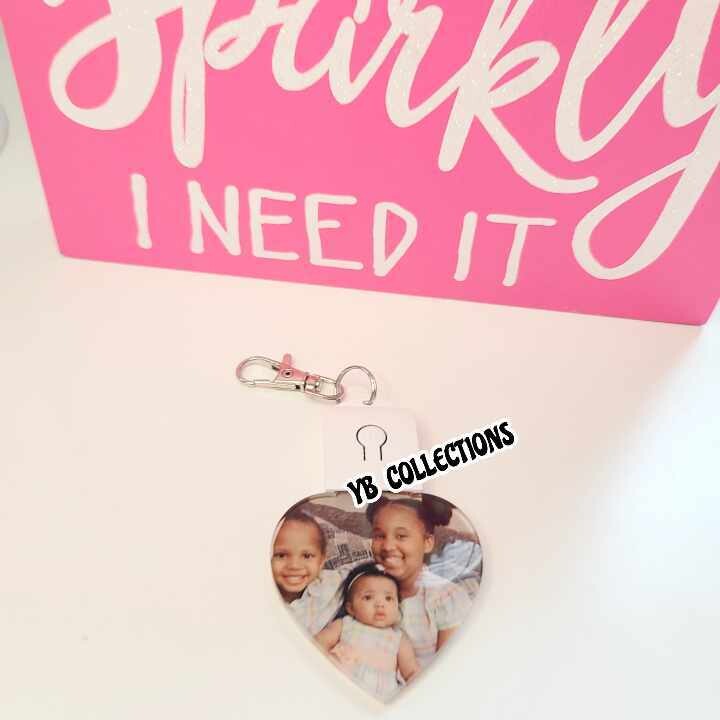 LED Heart Keychain