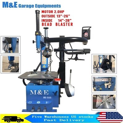 M&amp;E Tire changer Machine Motor 2.0HP ME-T555 Garage Equipment