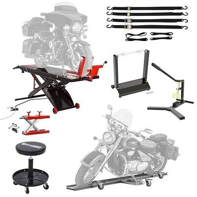 Black Widow BW-SK-P Kit de Tienda de Motos Profesionales