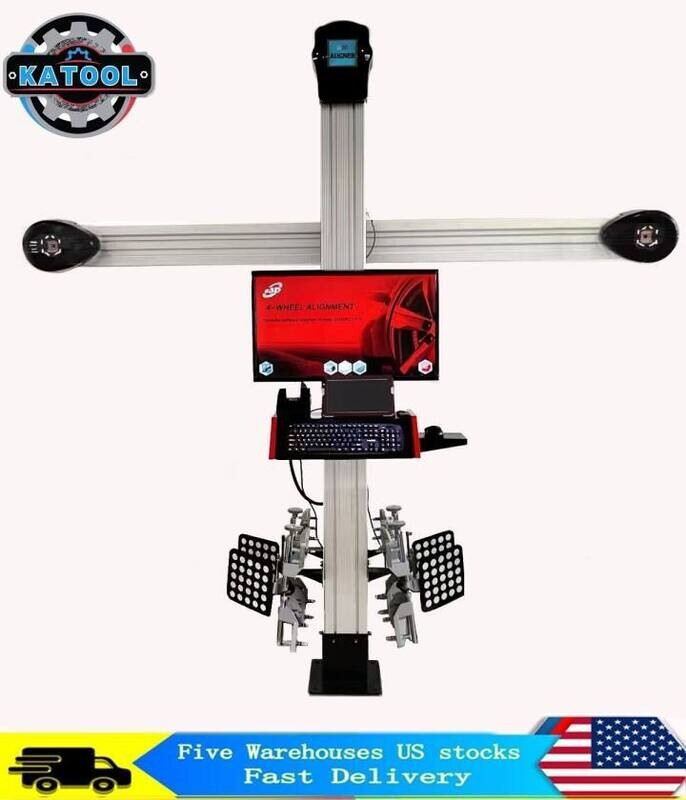 Wheel Alignment Machine Works on 2 Post &amp; Scissor Lift--AV6 Pro