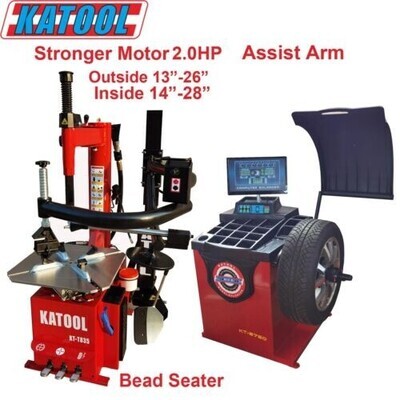 KT-T835 y Equilibradora de Ruedas KT-B750