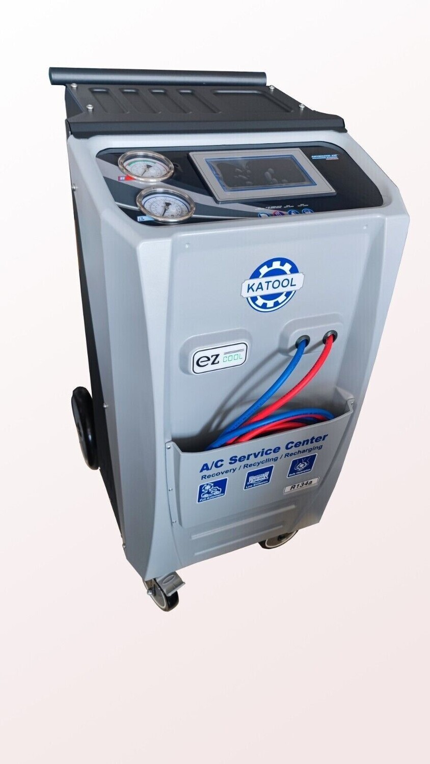 Fully Automatic R-134A Recovery, Recycle &amp; Recharge DUAL AC1800 Machine