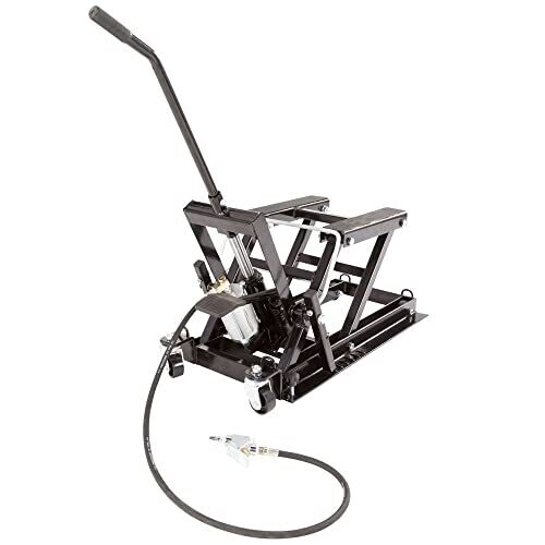 Black Widow BW-0102 Gato hidráulico neumático para motocicletas y vehículos todo terreno