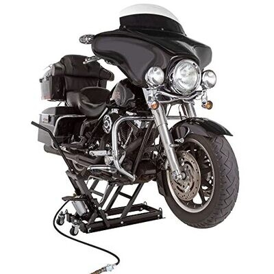 Black Widow BW-0102 Gato hidráulico neumático para motocicletas y vehículos todo terreno