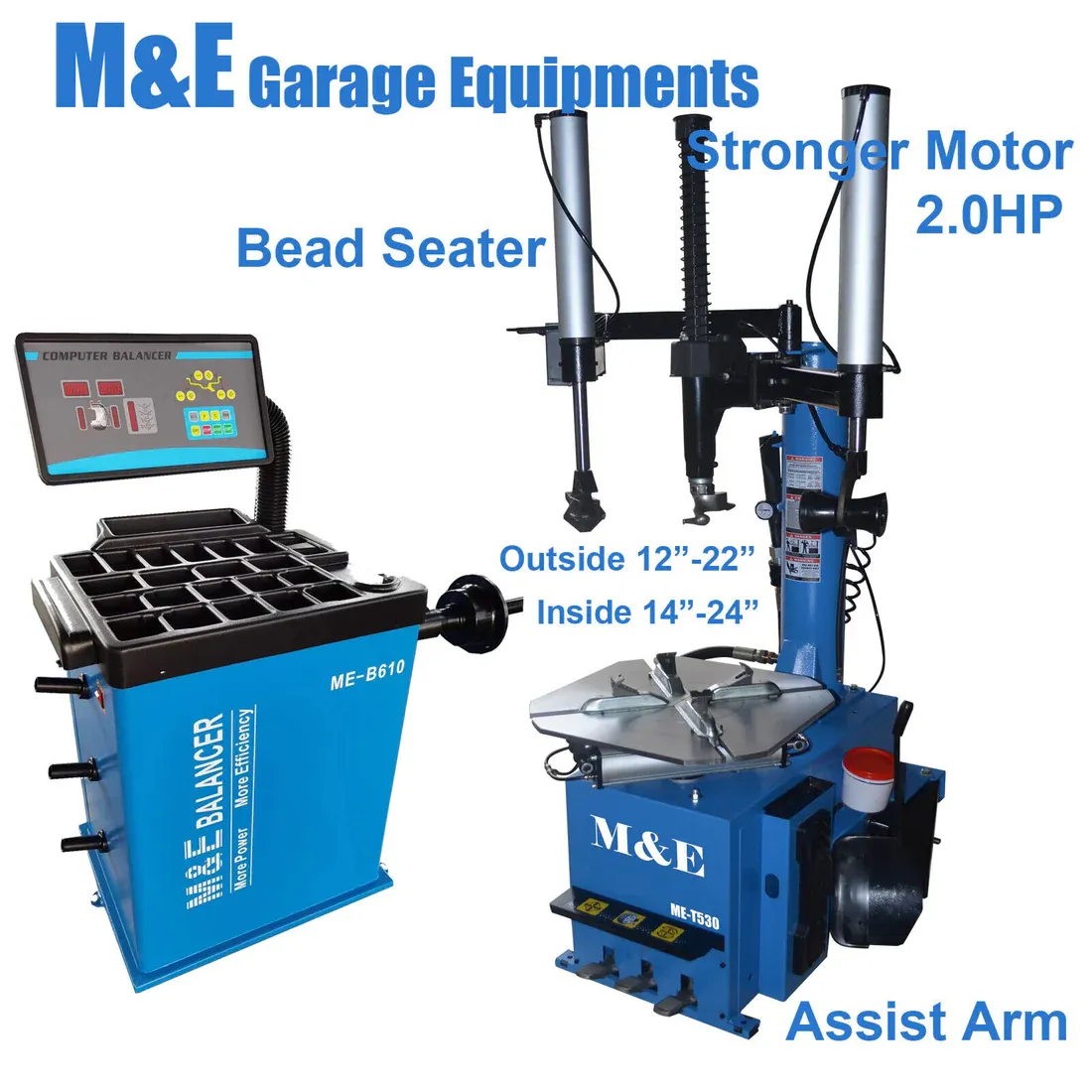 Tire Changer ME-T530 &amp; Wheel Balancer ME-B610