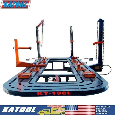KT-198L 18  FEET LONG AUTO BODY FRAME MACHINE with 4 TOWERS