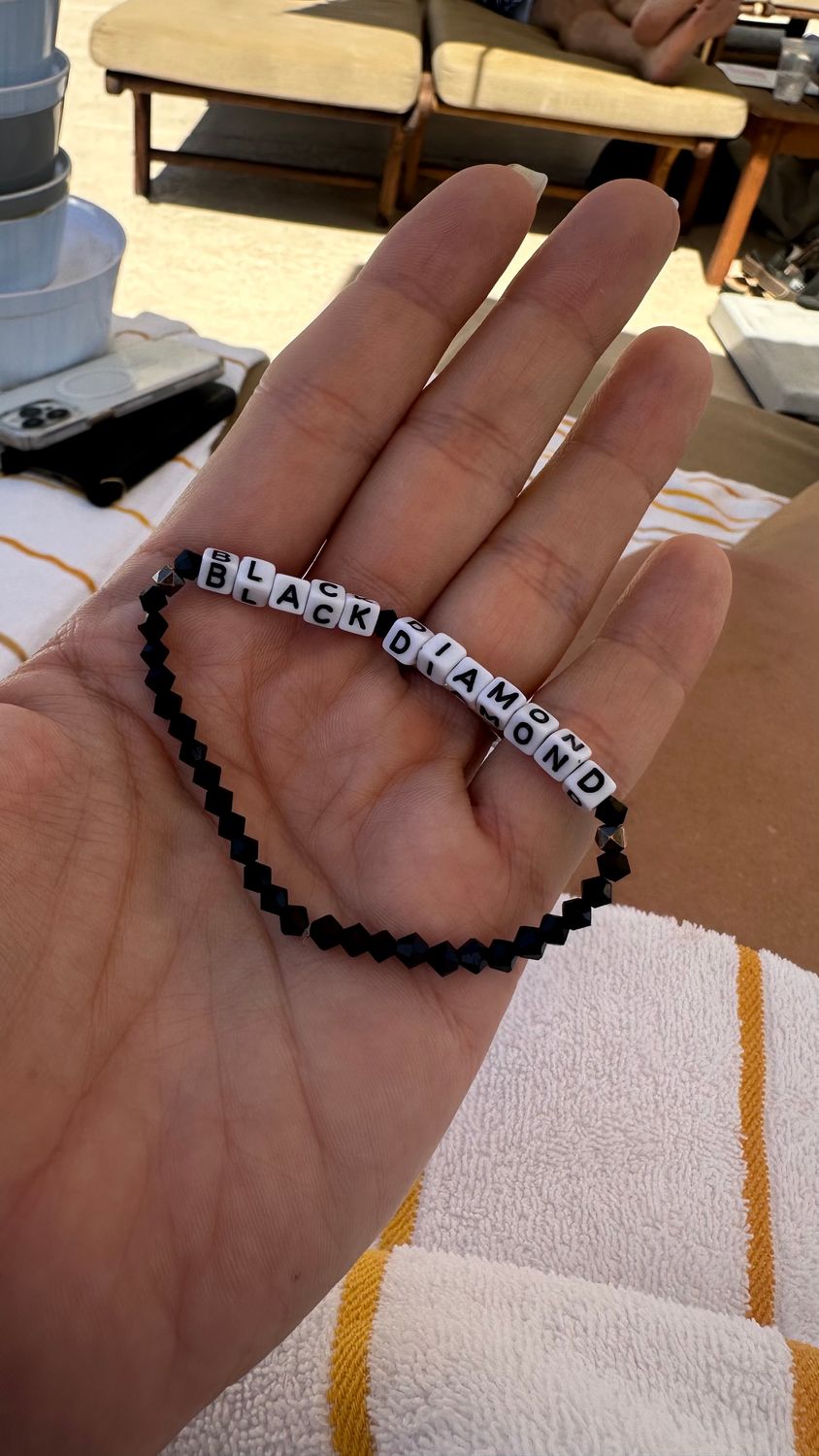 Black Diamond Swarovski Crystal Bracelet
