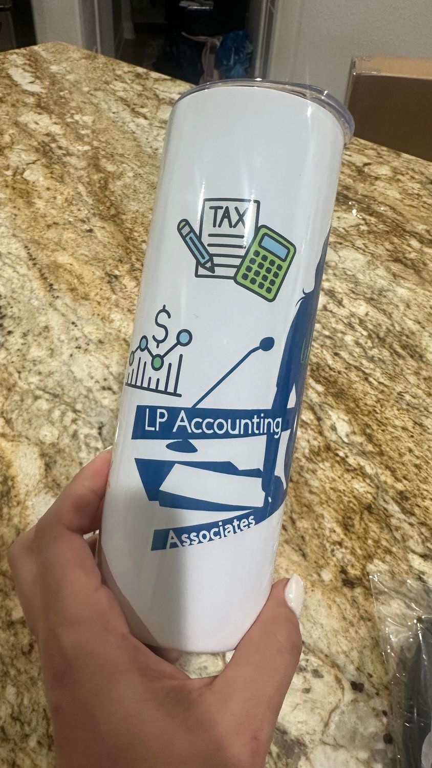 Accountant Customizable Skinny Tumbler