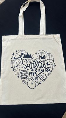 Swiftie Cotton Tote Bag – A Must-Have for Taylor Fans!
