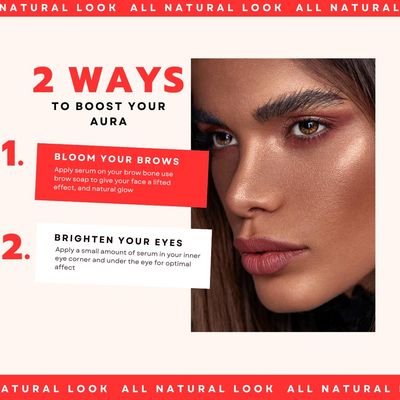 Brow Wow Eyebrow &amp; Eyelash Growth Serum Kit, Enhancing Formula With Natural Aloe Vera Spray Thick Eyebrow Soap Styling Brushes