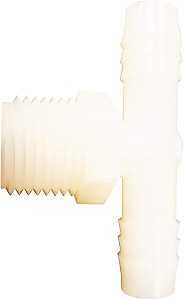 TEE NYLON 3/8BARB X 3/8MPT