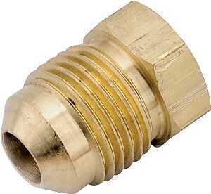 PLUG FLARE BRASS 5/8 IN