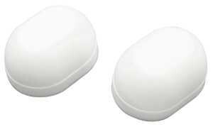 TOILET BOLT CAP OVAL WHITE