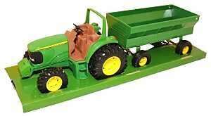 37163 8IN JD TRACTOR W/WAGON