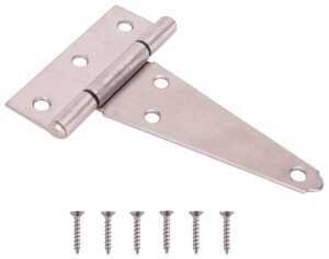 T-HINGE EX-HD W/BSHNG 4IN SS