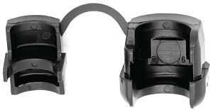 CORD PROTECTOR NYLON BLK