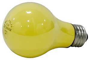 BULB YELLOW BUG A19 100W 120V