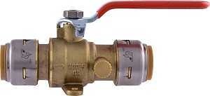 VALVE BALL PUSH-FIT W/DE 3/4IN
