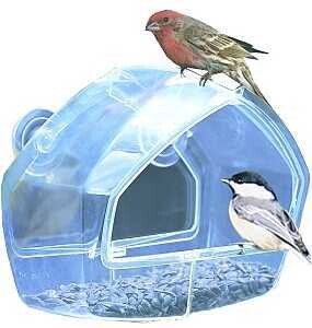 FEEDER BIRD WINDOW CLEAR 8OZ