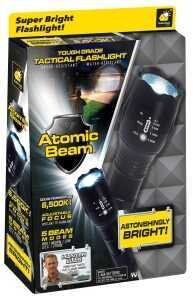 FLASHLIGHT LED ATOMIC BEAM BLK