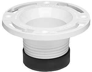 FLANGE CLOSET ADJSTBL PVC 4IN