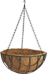 HANGING PLANTER 14IN COCO