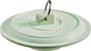 TUB STOPPER WHT RUBB 1-1/2-2