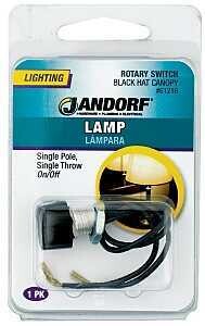 SWITCH ROTARY BLACK HAT ON/OFF