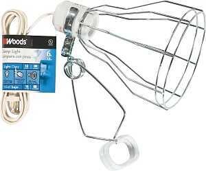 LIGHT CLAMP WIRE 18/2X6FT CORD