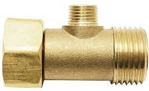 WATER CONN TEE 1/2X1/2SJX3/8C